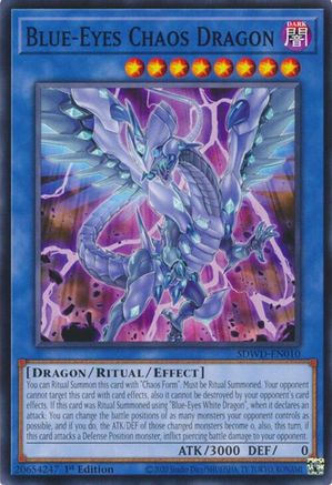 Blue-Eyes Chaos Dragon (Common) (SDWD-EN010) - Structure Deck: Blue-Eyes White Destiny 1st Edition