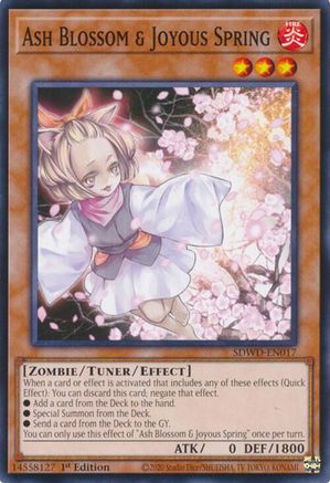 Ash Blossom & Joyous Spring (Common) (SDWD-EN017) - Structure Deck: Blue-Eyes White Destiny Unlimited