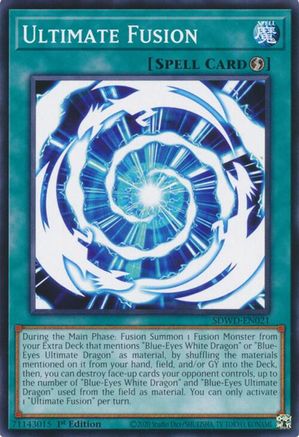 Ultimate Fusion (Common) (SDWD-EN021) - Structure Deck: Blue-Eyes White Destiny Unlimited