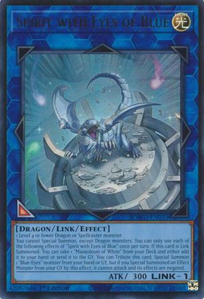 Spirit with Eyes of Blue (Ultra Rare) (SDWD-EN033) - Structure Deck: Blue-Eyes White Destiny 1st Edition