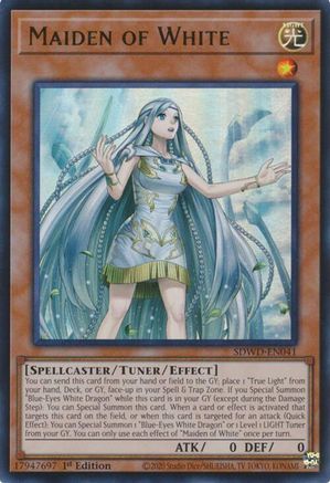 Maiden of White (Ultra Rare) (SDWD-EN041) - Structure Deck: Blue-Eyes White Destiny 1st Edition