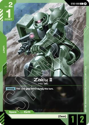 Zaku II (ST03-008) - Edition Beta