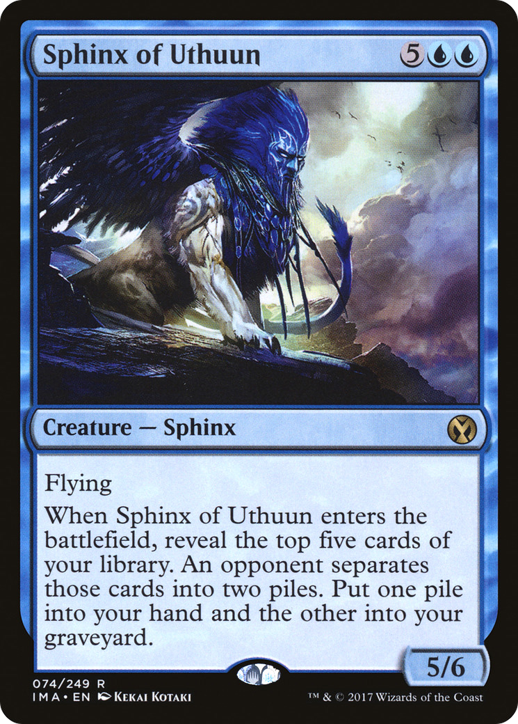 Sphinx of Uthuun (IMA-074) [Iconic Masters] Foil