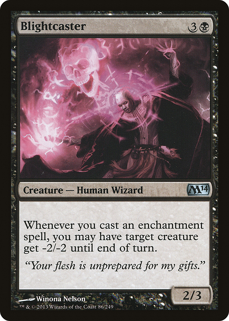 Blightcaster (M14-086) [Magic 2014] Foil