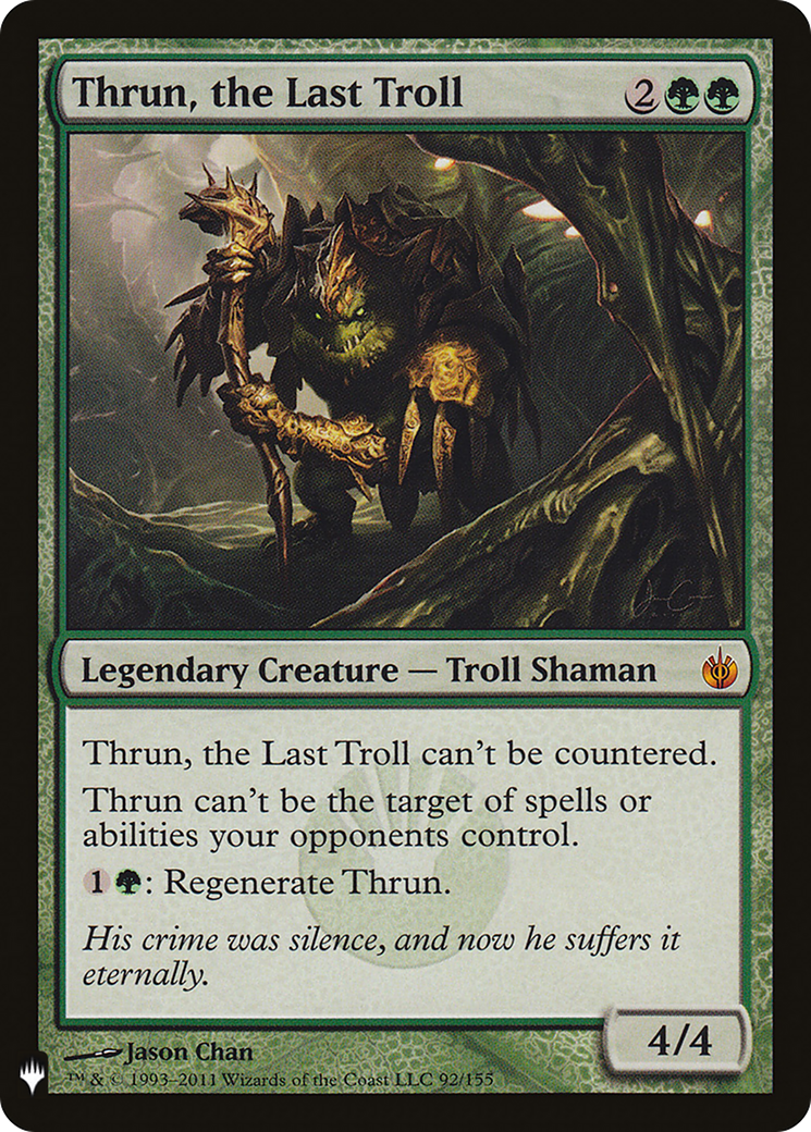 Thrun, the Last Troll (LIST-092) [The List]