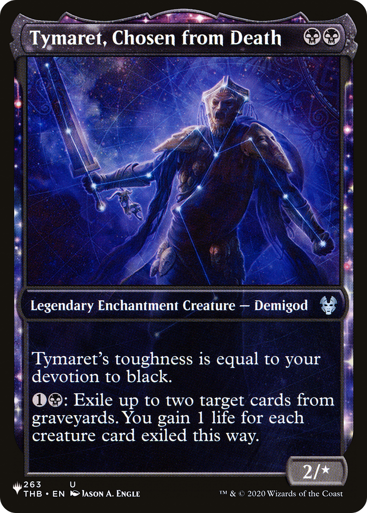 Tymaret, Chosen from Death (Showcase) (LIST-263/254) [The List]