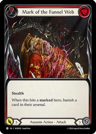 Mark of the Funnel Web (Red) (WOD010) - Blitz Deck: The Hunted - Arakni, Web of Deceit