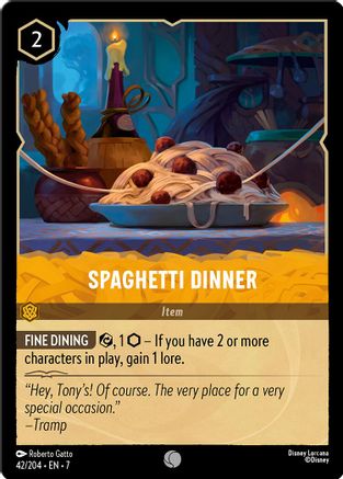 Spaghetti Dinner (42/204) - Archazias Island Cold Foil