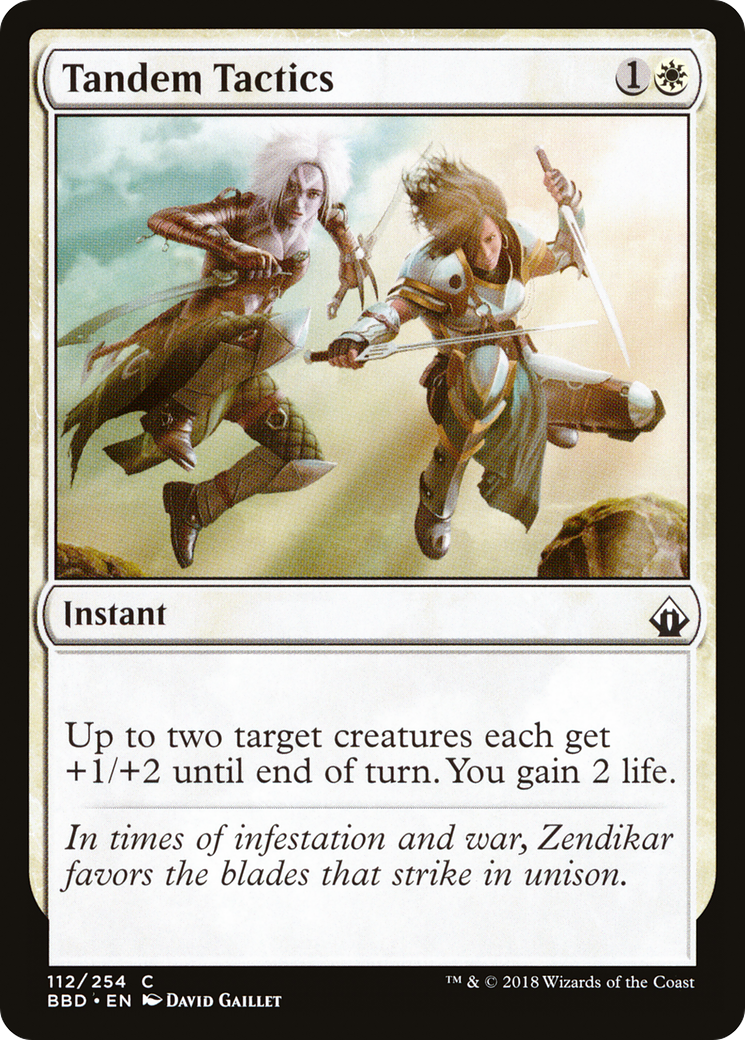 Tandem Tactics (BBD-112) [Battlebond] Foil