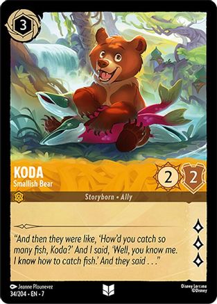 Koda - Smallish Bear (34/304) - Archazias Island Cold Foil
