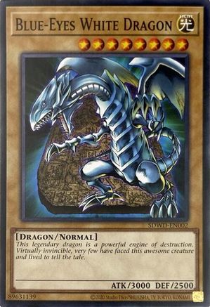 Blue-Eyes White Dragon (SDWD-EN002) (Unlimited Misprint) (Common) (SDWD-EN002) - Structure Deck: Blue-Eyes White Destiny Unlimited