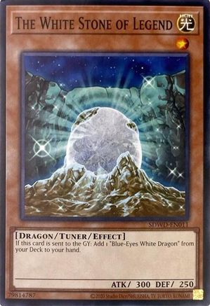 The White Stone of Legend (Unlimited Misprint) (Common) (SDWD-EN011) - Structure Deck: Blue-Eyes White Destiny Unlimited