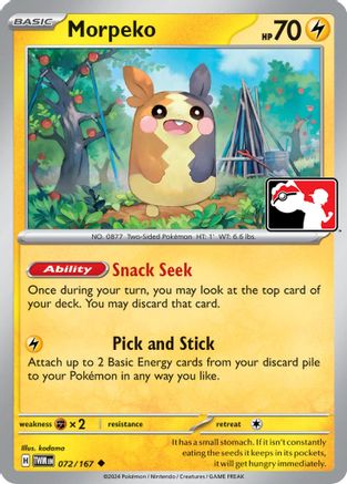 Morpeko - 072-167 (072/167) [Prize Pack Series Cards] - Uncommon