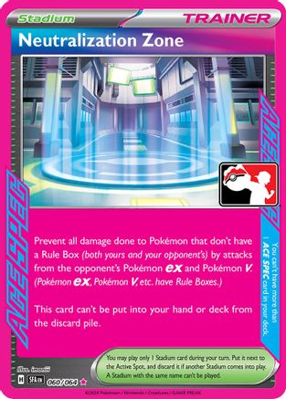 Neutralization Zone (060/064) [Prize Pack Series Cards] Holofoil - ACE SPEC Rare