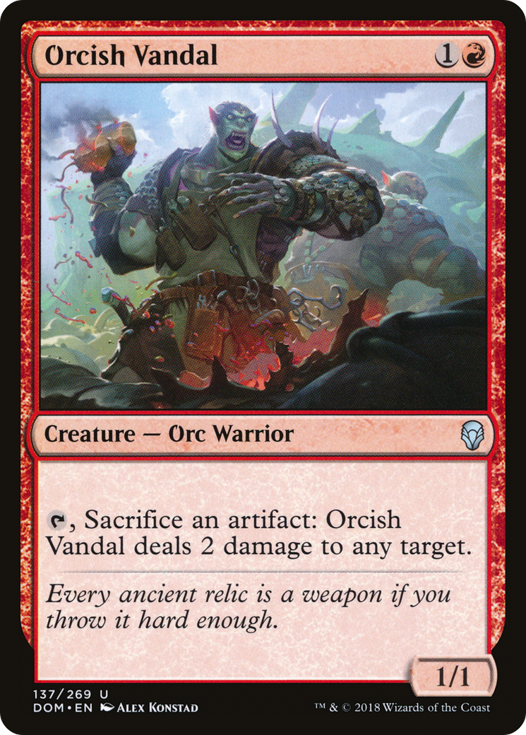 Orcish Vandal (DOM-137) [Dominaria]