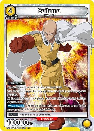 Saitama (106) (UE06ST/OPM-1-106) - UE06ST One Punch Man Starter Deck Foil