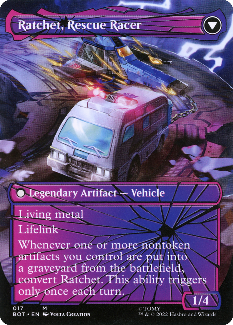Ratchet, Field Medic (Shattered Glass) (BOT-017) (Borderless) [Transformers]