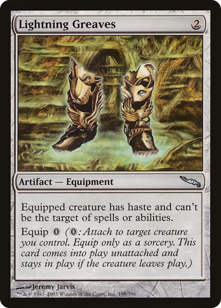 Lightning Greaves (MRD-199) [Mirrodin]