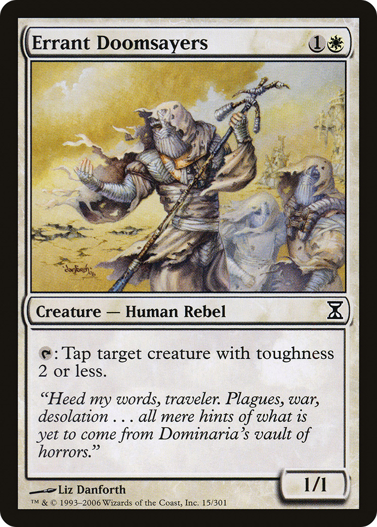 Errant Doomsayers (TSP-015) [Time Spiral] Foil