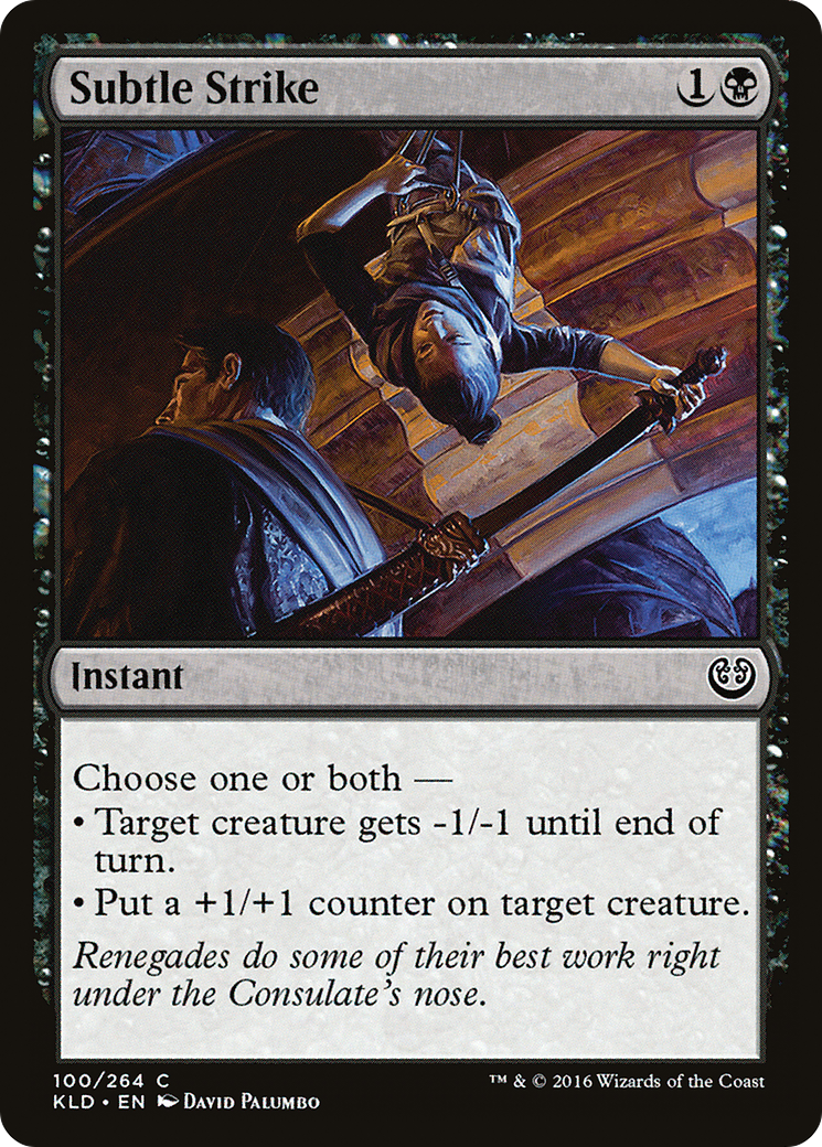 Subtle Strike (KLD-100) [Kaladesh] Foil