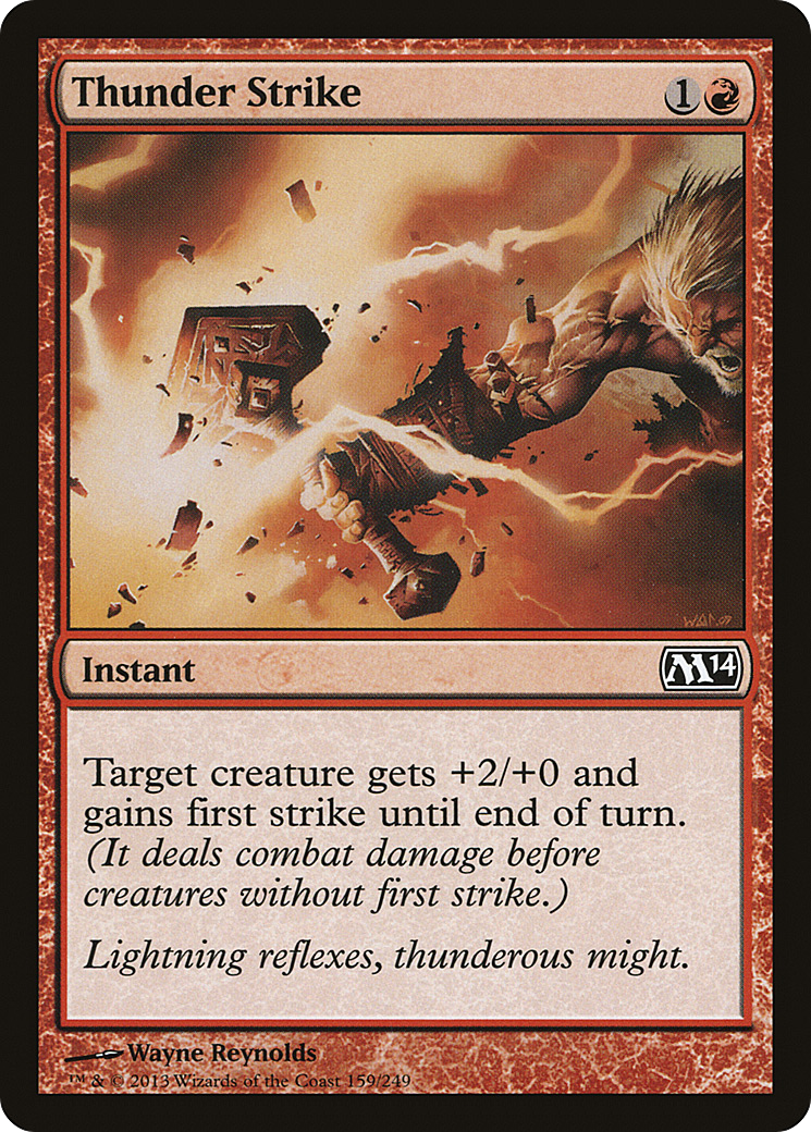Thunder Strike (M14-159) [Magic 2014] Foil