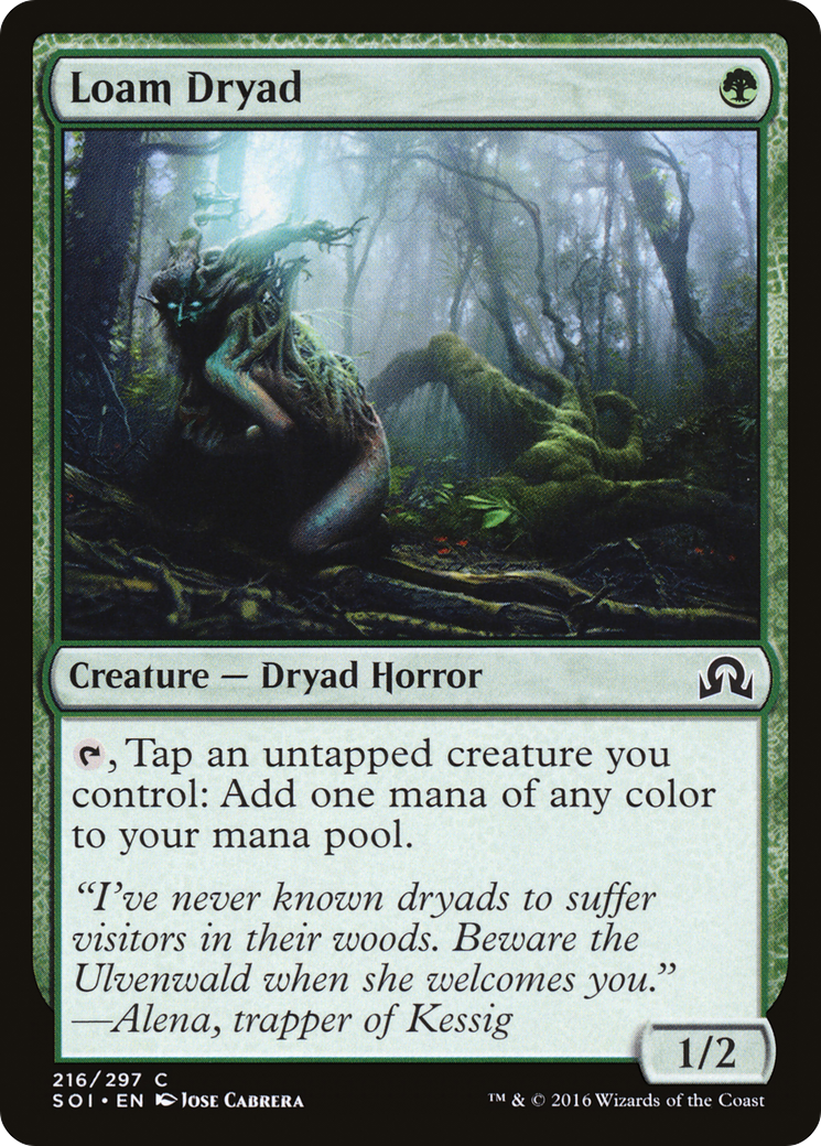 Loam Dryad (SOI-216) [Shadows over Innistrad]
