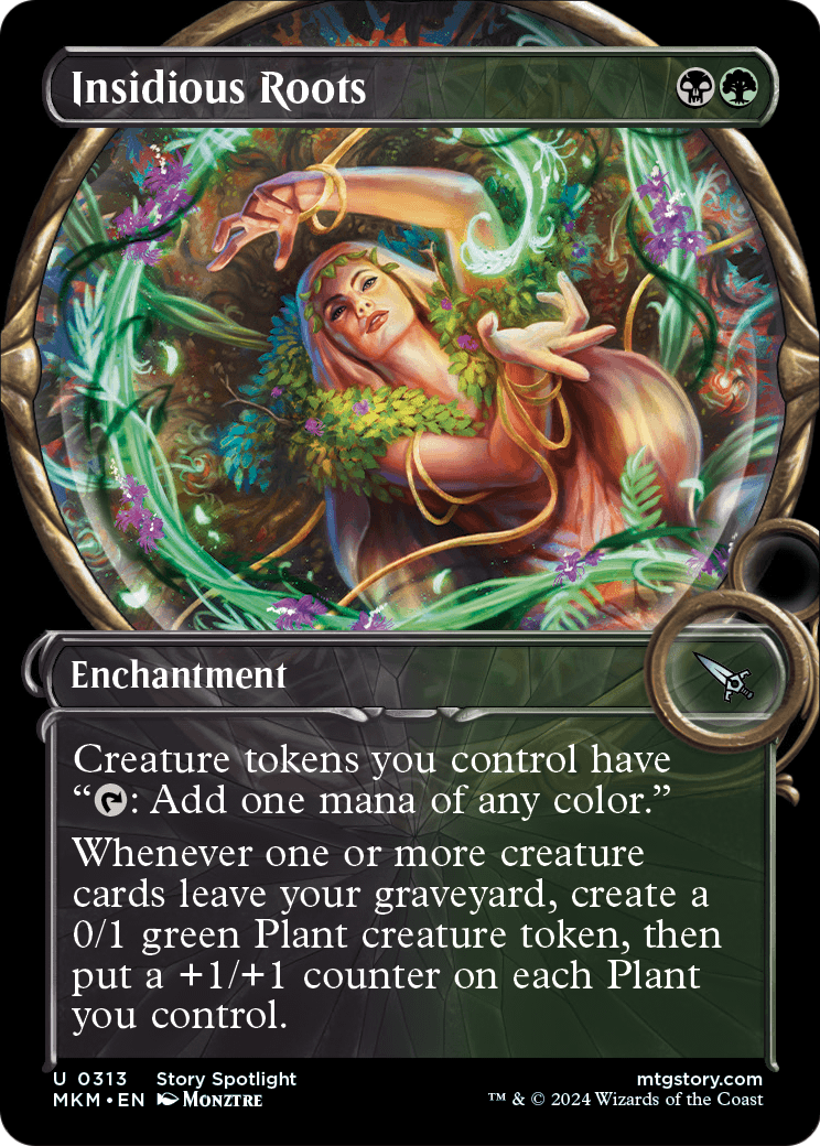 Insidious Roots (Showcase) (MKM-313) [Murders at Karlov Manor] Foil