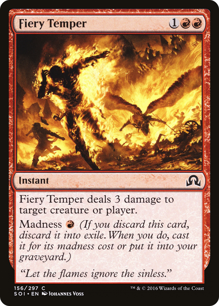 Fiery Temper (SOI-156) [Shadows over Innistrad]