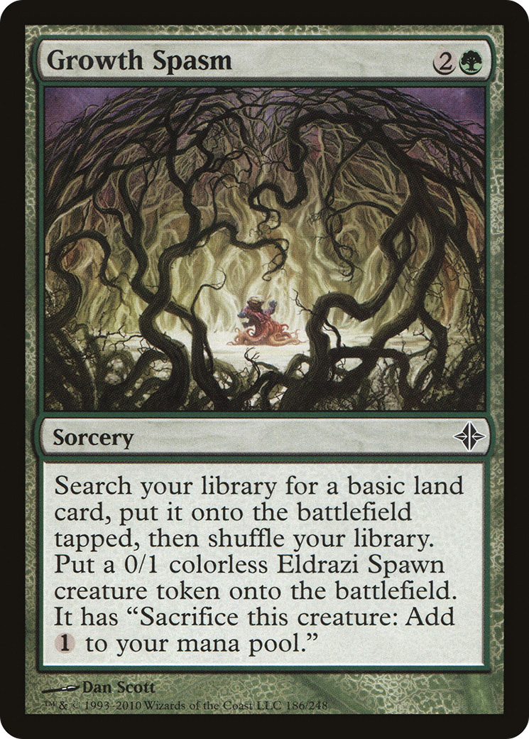 Growth Spasm (ROE-186) [Rise of the Eldrazi] Foil