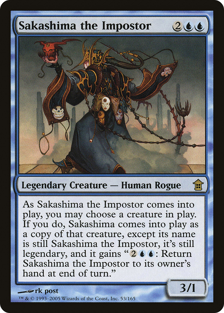 Sakashima the Impostor (SOK-053) [Saviors of Kamigawa] Foil
