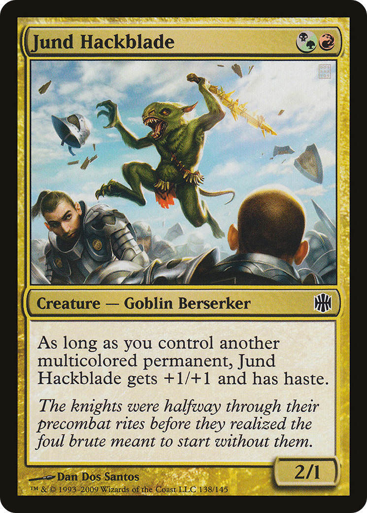 Jund Hackblade (ARB-138) [Alara Reborn]