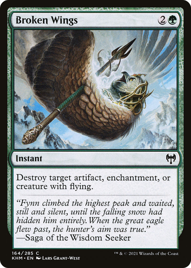 Broken Wings (KHM-164) [Kaldheim] Foil