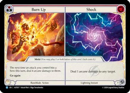 Burn Up // Shock (AST017) - Armory Deck: Aurora