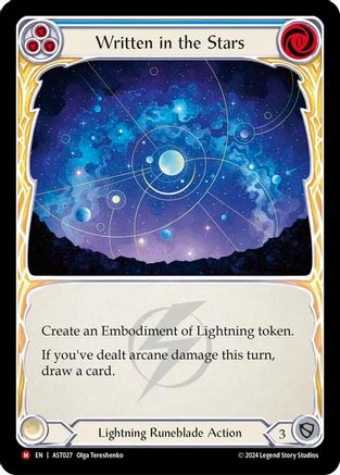 Written in the Stars (AST027) - Armory Deck: Aurora Rainbow Foil