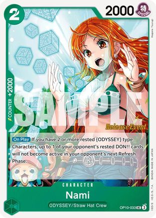 Nami (033) (OP10-033) - Royal Blood Release Event Cards