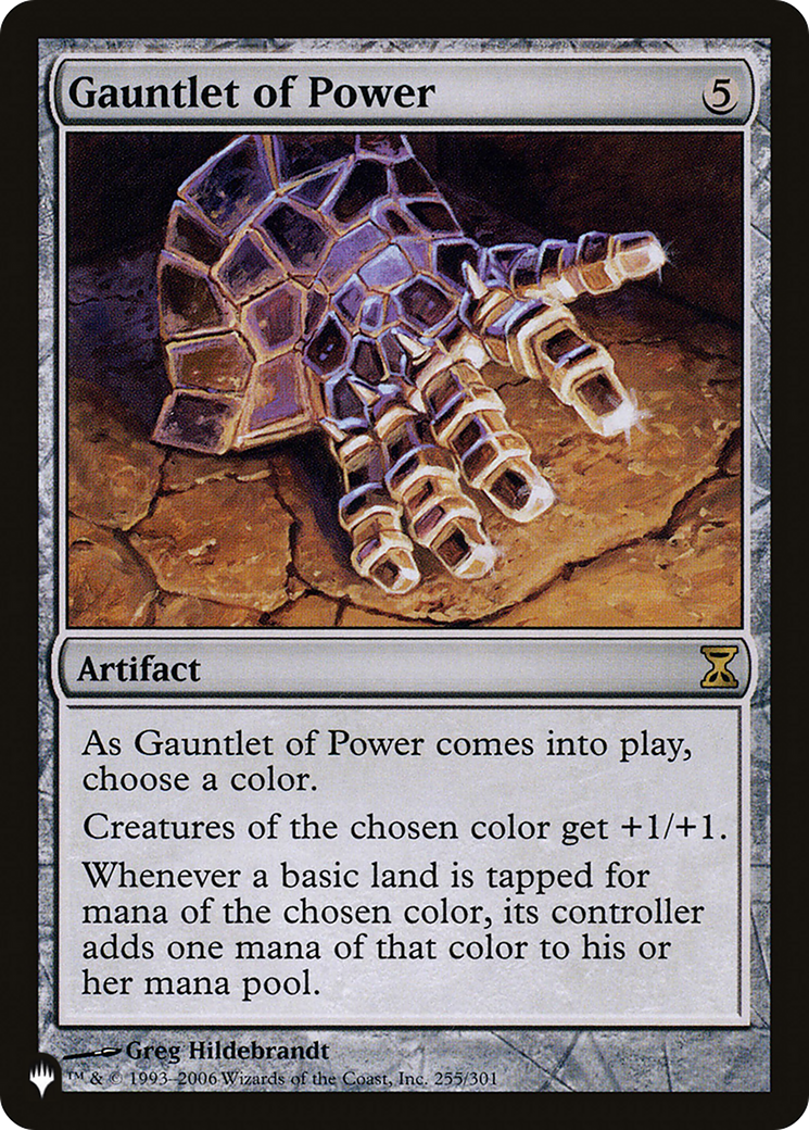 Gauntlet of Power (LIST-255/301) [The List]