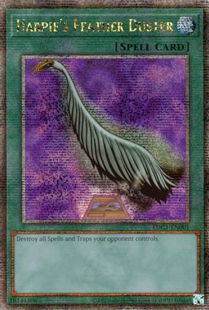Harpie's Feather Duster (Alternate Art) (Quarter Century Secret Rare) (EDC1-EN001) - Early Days Collection Promotional Cards Unlimited