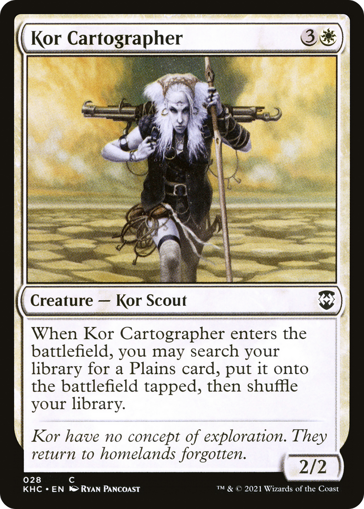 Kor Cartographer (KHC-028) [Kaldheim Commander]