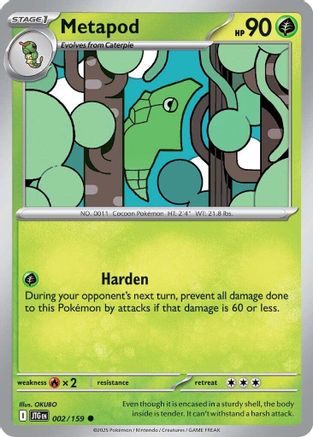 Metapod (002/159) [SV09 Journey Together] - Common