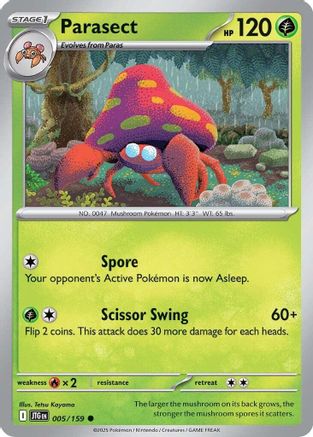 Parasect (005/159) [SV09 Journey Together] - Common