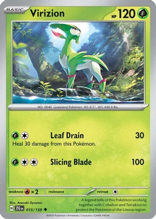 Virizion (015/159) [SV09 Journey Together] - Uncommon
