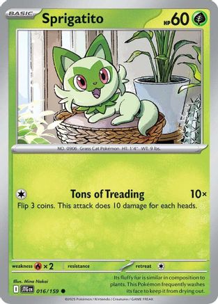 Sprigatito (016/159) [SV09 Journey Together] - Common