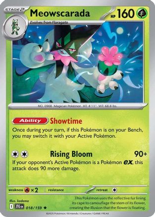Meowscarada (018/159) [SV09 Journey Together] Holofoil - Rare