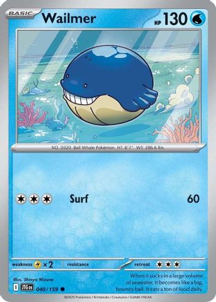 Wailmer (040/159) [SV09 Journey Together] - Common