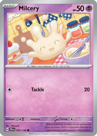 Milcery (074/159) [SV09 Journey Together] Reverse Holofoil - Common