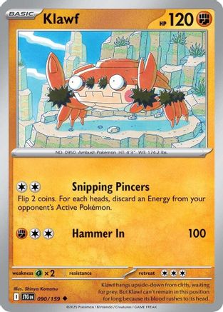 Klawf (090/159) [SV09 Journey Together] Reverse Holofoil - Uncommon