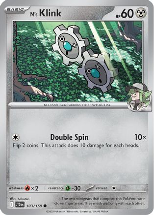 N's Klink (103/159) [SV09 Journey Together] - Common