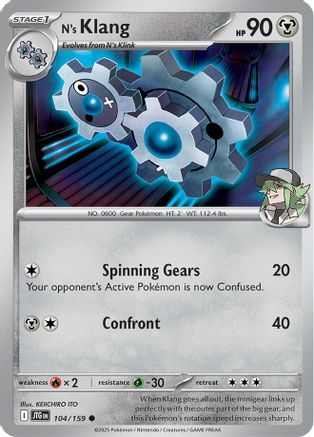 N's Klang (104/159) [SV09 Journey Together] Reverse Holofoil - Common