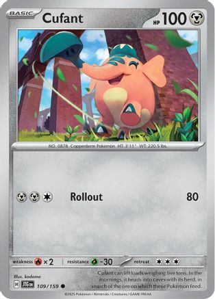 Cufant (109/159) [SV09 Journey Together] Reverse Holofoil - Common