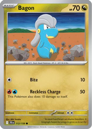 Bagon (112/159) [SV09 Journey Together] - Common